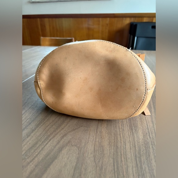 Madewell Tan Leather Tote Bag with Tassels - Picture 4 of 7